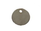 Identification tags in circular shape ø 27 mm cursive