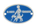 Badge "Blindenführhund" oval, german