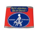 harness recognition cover "Blindenführhund" with addition "Nicht ablenken - Bin im Dienst"