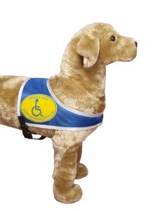 Kenndecke "Behinderten-Begleithund" Größe 1 Fahnenstoff gelb