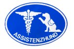 Aufnäher/ Patch, einzeln Assistenzhund + Aesculap