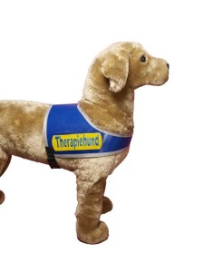 Recognition vest "Therapiehund" Size 2 Tarpaulin material yellow