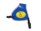 Recognition vest Typ II "Behinderten-Begleithund" Tarpaulin material yellow
