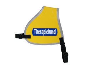 Kenndecke Typ II "Therapiehund" Planstoff gelb