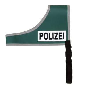 Kenndecke "Polizei" Größe 3 grün