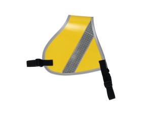 Recognition vest Typ II Neutral with reflective strips yellow