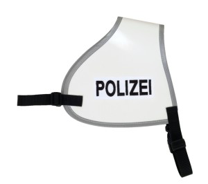 Recognition vest Typ II "Polizei" white