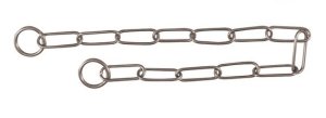 Long Link Choke Chain, Stainless Steel 50 cm / 3 mm